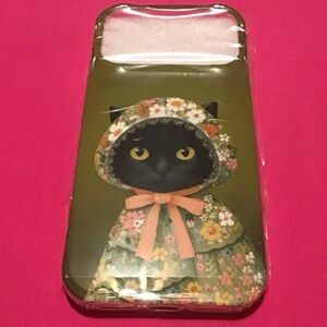 Floral Cat iPhone 17 Pro Max Case